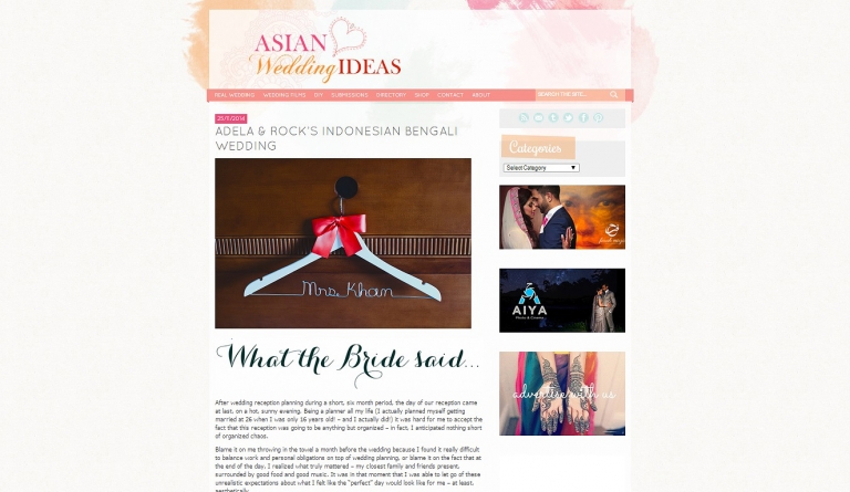 asian wedding ideas